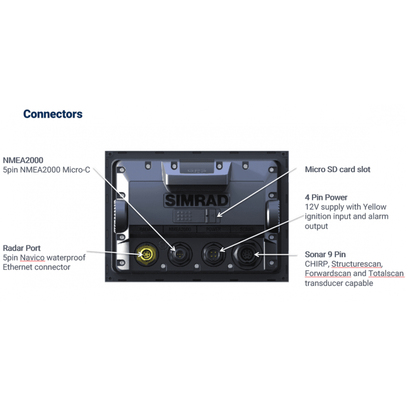 Simrad GO9 XSE Multifunction Display Med/High Downscan Bundle - Image 11