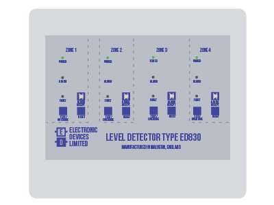Level detection control panel